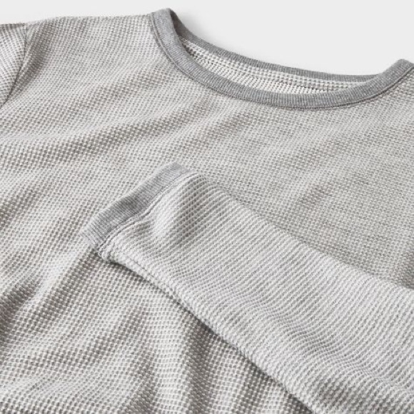 Goodfellow & Co Relaxed Fit Long Sleeve Thermal Shirt Heather Gray XXL *L15 - Picture 3 of 6